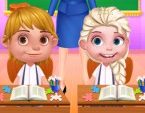 Elsa ve Anna Okulda